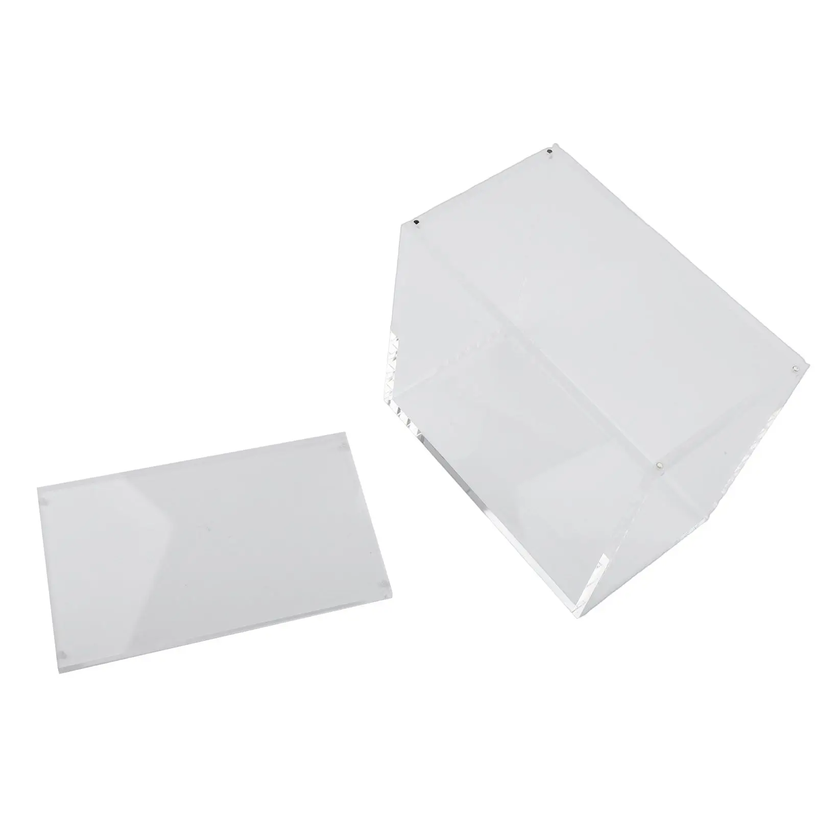 Transparent Display Case For TCG Booster Box 5.5x3x4.9 Inch Stackable Storage With Secure Clasp For Card Game Collection