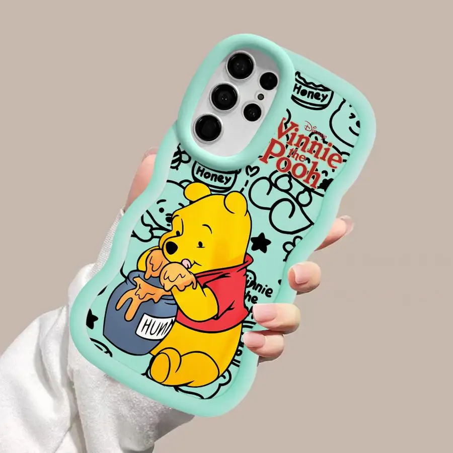 Disney Winnie Phone Case for Samsung S20 S21 S23 FE S22 S23 S24 Ultra S23 S24 Plus A20 A30s A50 A50s A02s A03 Core A04e A05s