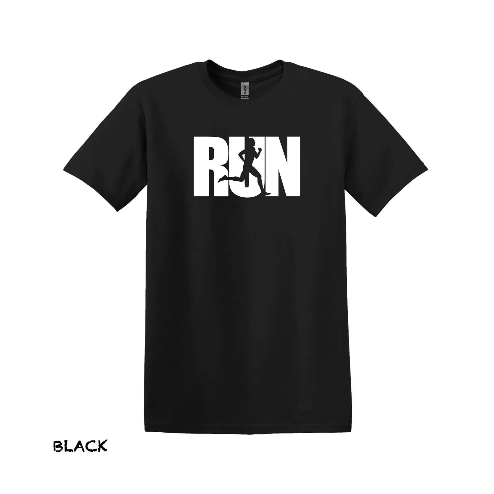 Run T Shirt Marathon Runner Sports vintage Washed Comfortable Versatile Stretched Casual Unisex fashion homme graphic Stylish