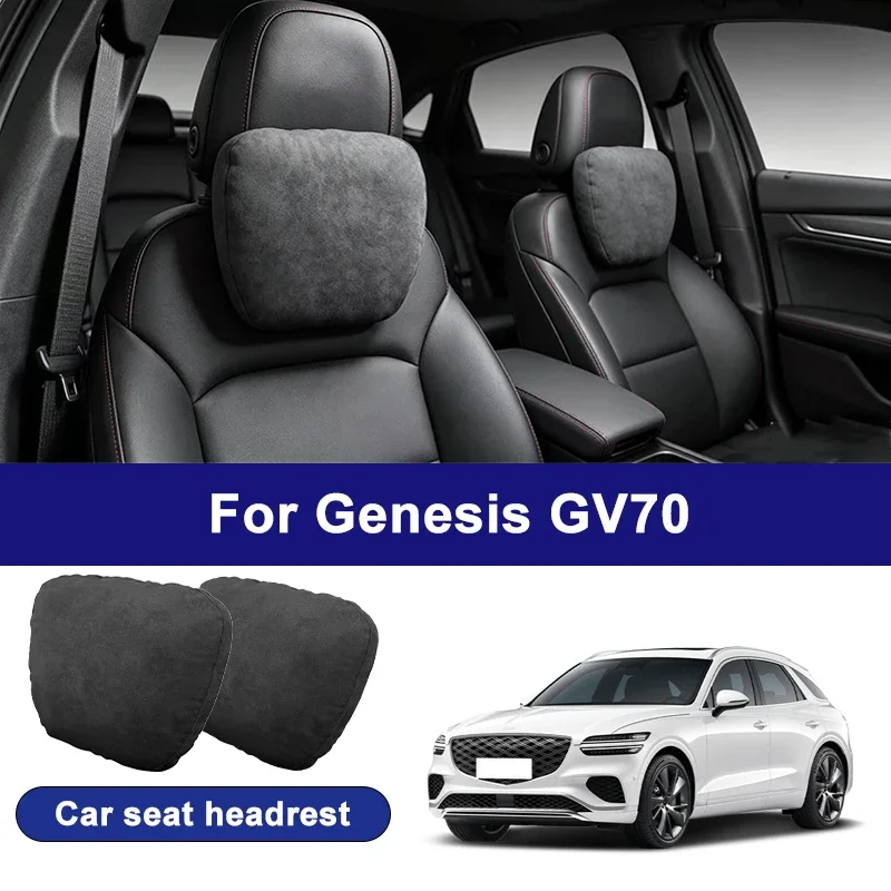 

For Genesis GV70 car headrests,soft universal adjustable car seat pillows,car neck pillow cushions,car accessories