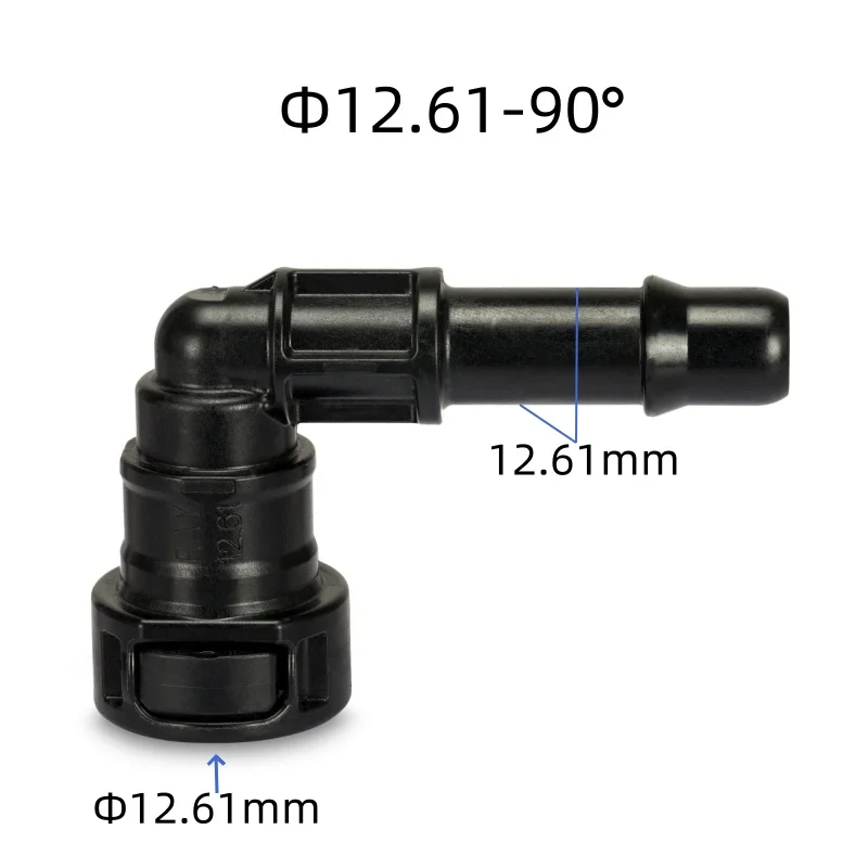 

12.61mm auto fuel line connector 90 degree gear-box cooling tube quick connector for Land Rover fuel line fittings 1PC