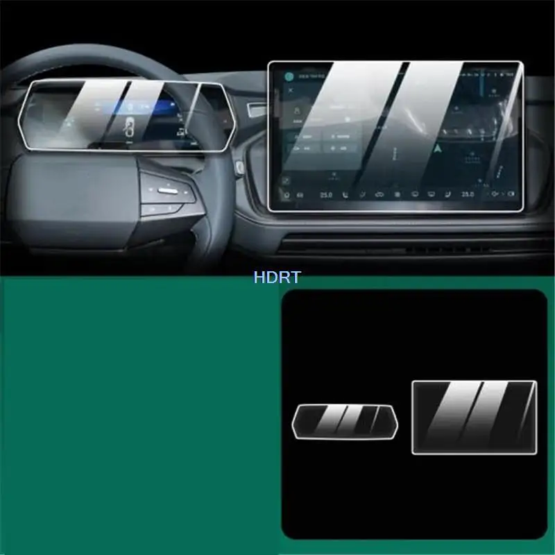 Tempered Glass Screen Film For Changan Deepal SL03 2022 + Car Central Control GPS Navigation Instrument Display Interior Sticker