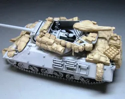 Resina Figura Modelo Kit de montagem, M10 Main Battle Tank, peças modificadas, sem pintura, nenhum tanque, 1:35