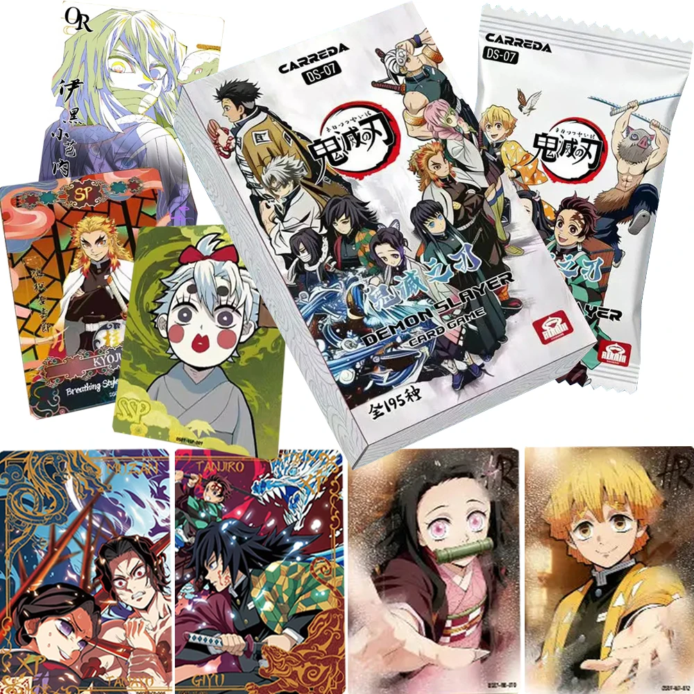 Demon Slayer Sammelkarten Booster Box, Premium Anime TCG mit Tanjiro, Nezuko & Hashira Charakteren von CARREDA