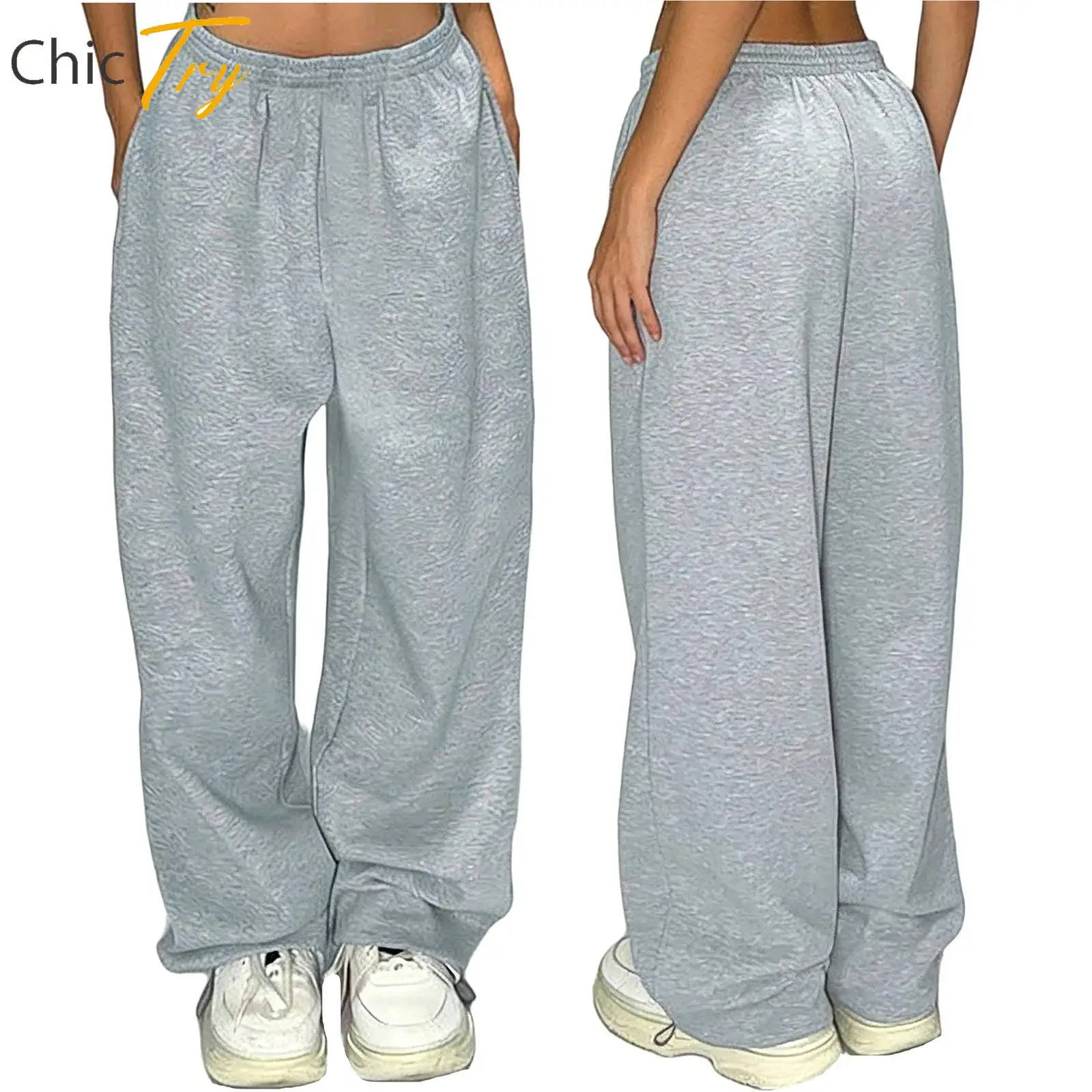 

Womens Gym Workout Pants Running Cycling Sports Clothing Straight-Leg Pants Fashion Slacks Casual Trousers Stretchy Sweatpants