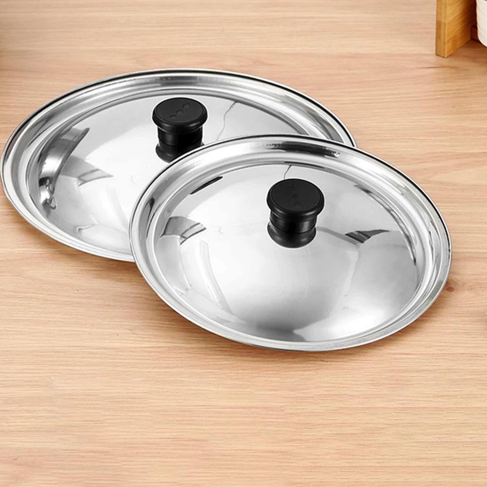 Topfdeckel Metall Pfannendeckel Kochen Braten Universaldeckel Pfannen Deckel Edelstal Kessel Wok