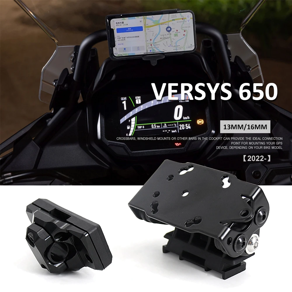 New Mobile Phone USB Navigation Bracket USB Charging Mount support For Kawasaki Versys 650 2022 2023 Versys650 VERSYS650