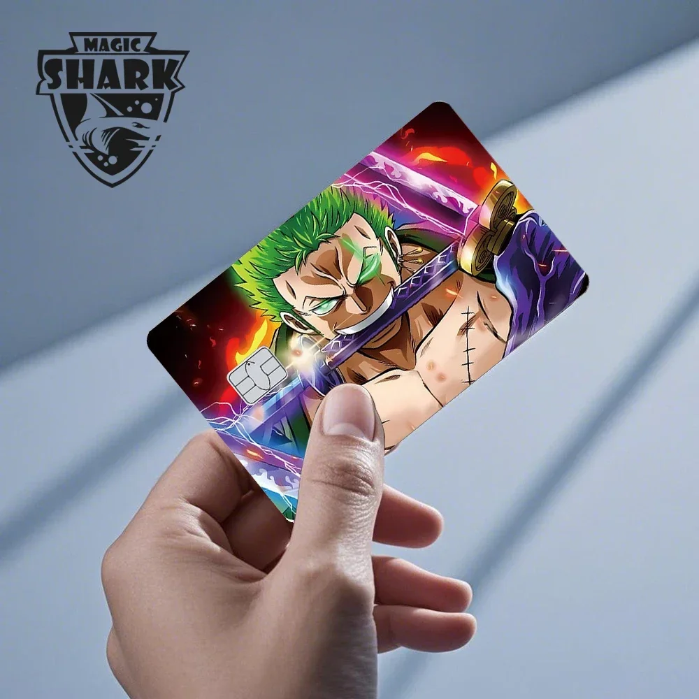 Magic Shark Wanted Anime 3M PVC Matte No Fade Skin Cover Sticker for Metro Debit Credit Card