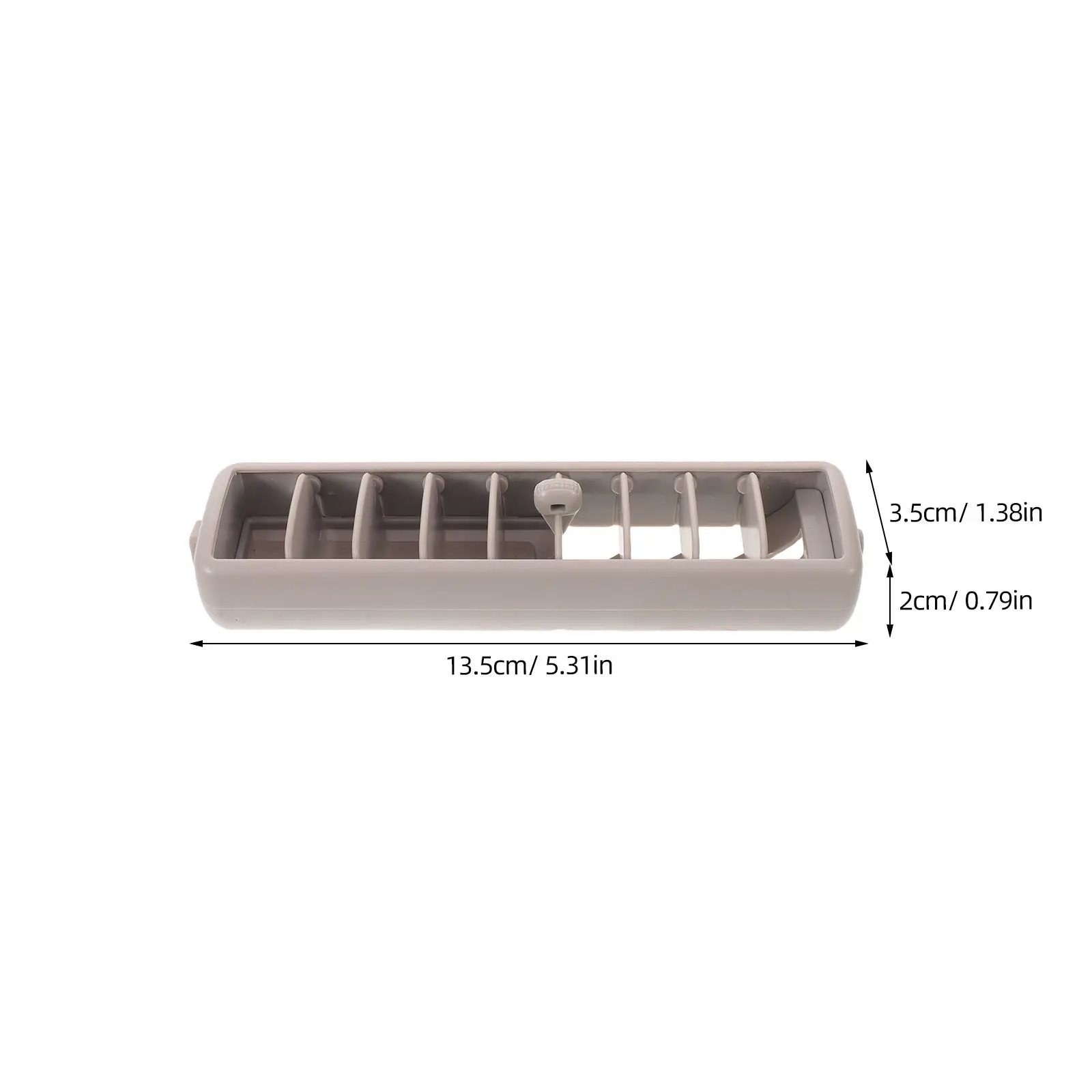 Air Conditioning Vent Outlet Compatible for Mitsubishi V93v9 ABS Plastic Roof Ac Spare Part Gray Noise Reduction Car Air