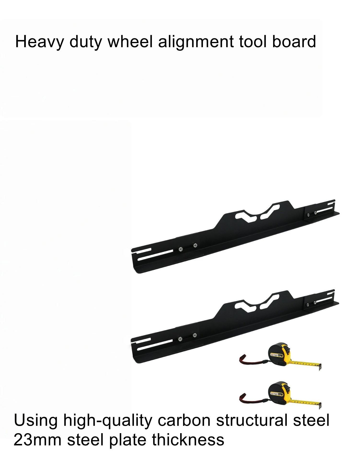 

Automobile four-wheel alignment, four-wheel tilt angle effect correction device, wheel alignment and positioning