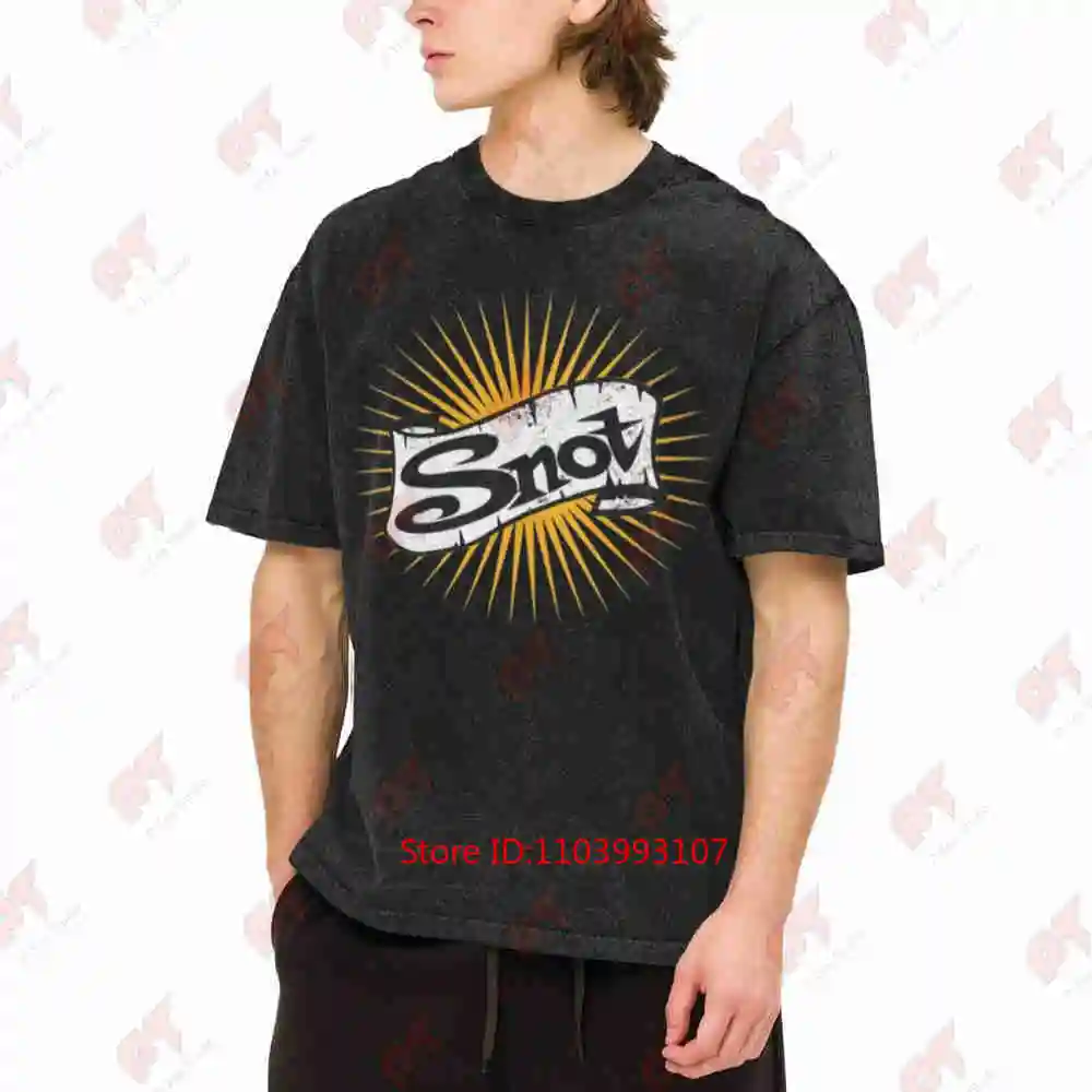 Get Some Snot Band Vintage Washed Tee Pure Cotton T-Shirt