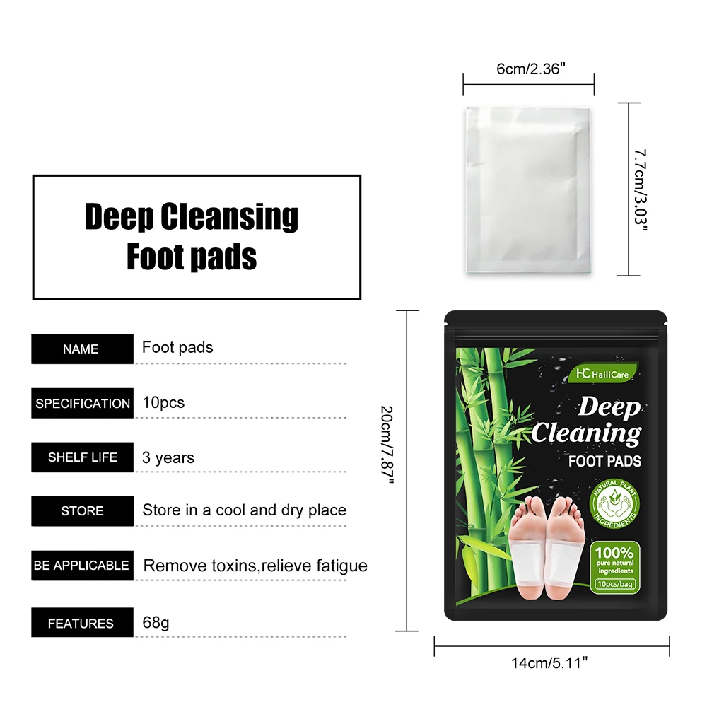 10/20/50PCS Detox Foot Patches Stress Relief Feet Deep Sleep Herbal Detox Sticker Conditioning Body Relieve Stress Foot Care