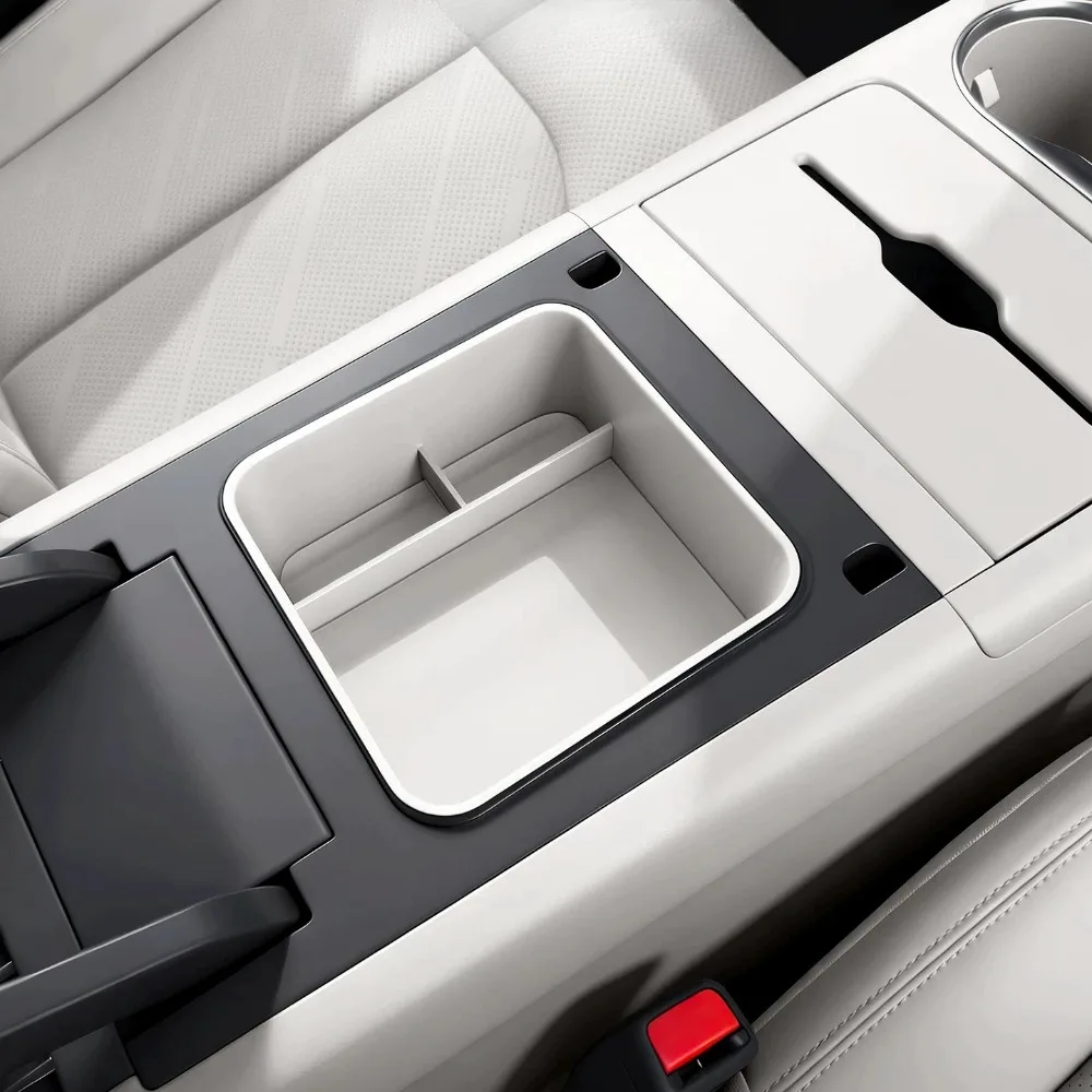 For BYD Atto 3 2026 With Fridge Version Car Center Console Armrest Storage Box Large Capacity Car Organizer Storage Tray