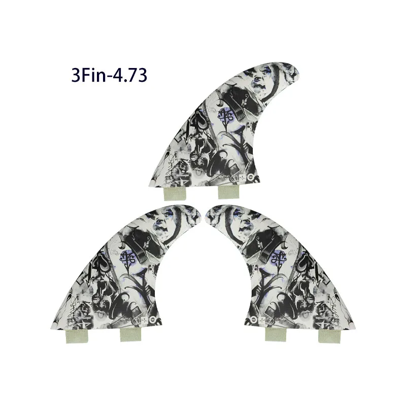 

Пляжные аксессуары FCS1 4,73 дюйма/4,55 дюйма Плавник для человеческих животных | Премиум стекловолокно | 3D-графит