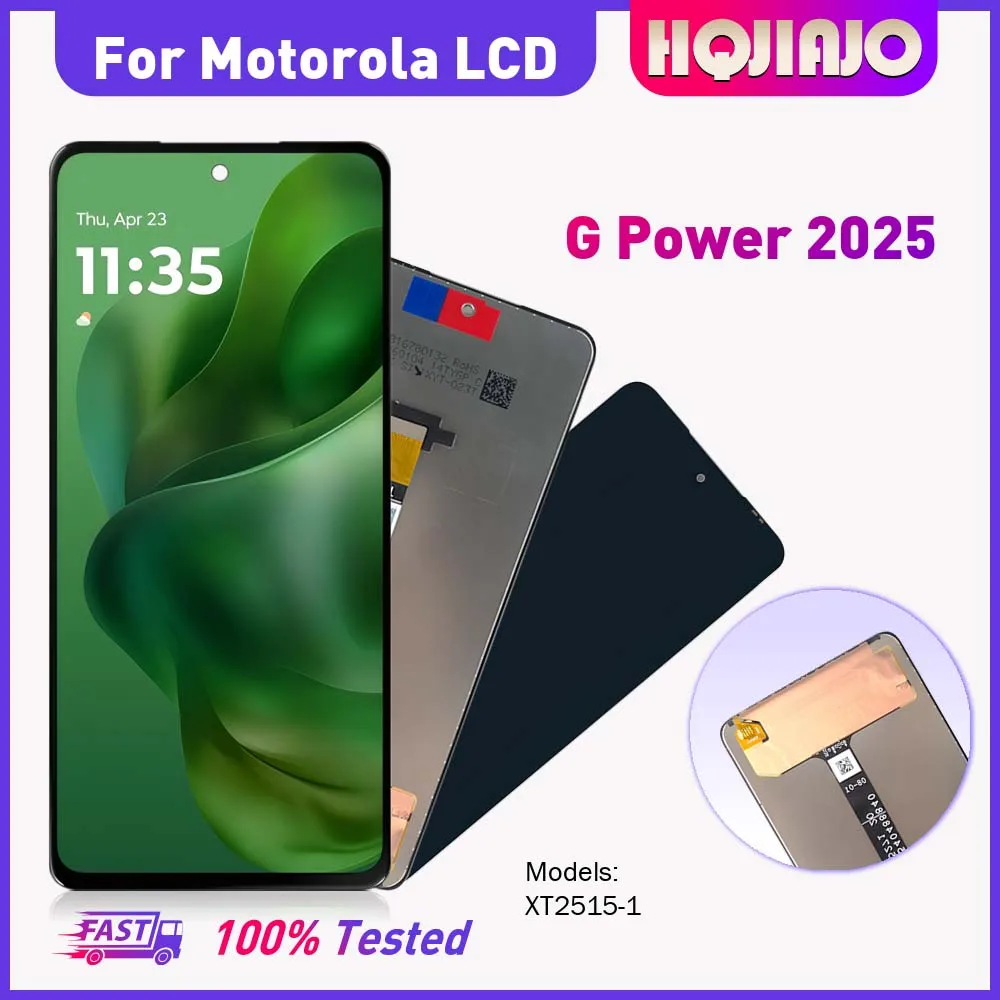 6.8'' IPS LCD For Motorola MOTO G POWER 2025 XT2515-1 Display Touch Screen Digitizer Assembly Replacement g power 100% Tested