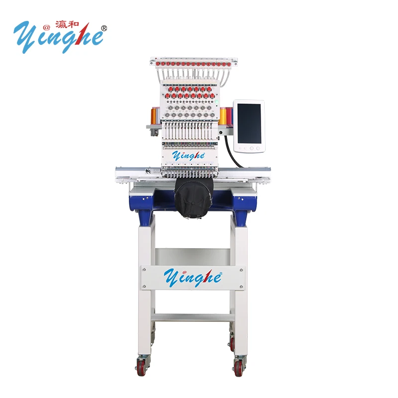 Professional  1501 Embroidery System 510*360mm Sewing Field With Auto Trimmer And Thread Break Detection