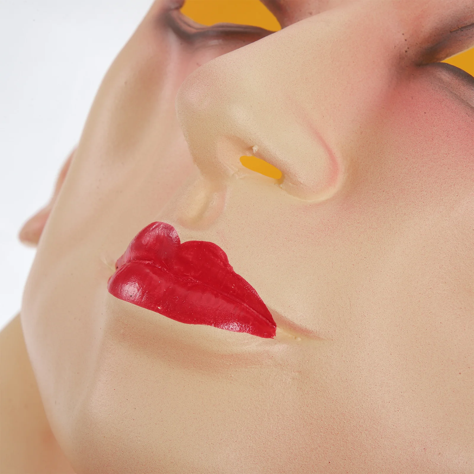 

Хэллоуин Латексная лысая маска Жарти Забавный костюм для косплея Аксессуар для вечеринки Лысая маска красоты Голый костюм Маски на Хэллоуин