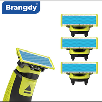 Brangdy Shaver Replacement Kit for Philips One Blade QP2520 QP2630 QP2724 QP6510 QP6520 QP6530 Electric Trimme Replacement Blade