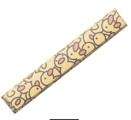 Novelty Allover Dye Subbed Keycaps Yellow Baby Duck Spacebar PBT for Gaming Mechanical Keyboard Cherry Profile 6.25u Only