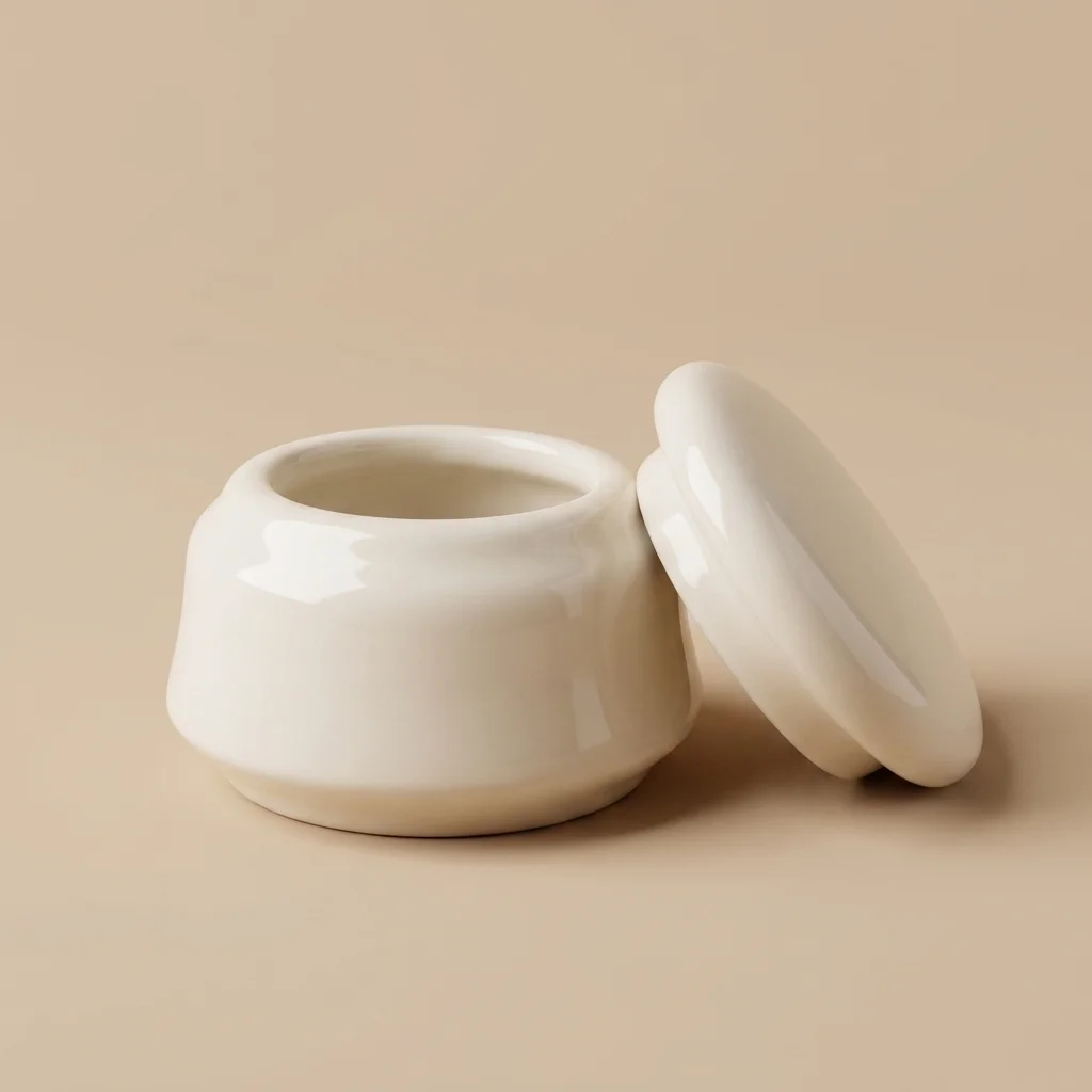 Japanese Style Ceramic Nail Bowl With Lid 1PCS Acrylic Liquid Powder Disinfection Bowl Nail Salon Manicure Art Tool