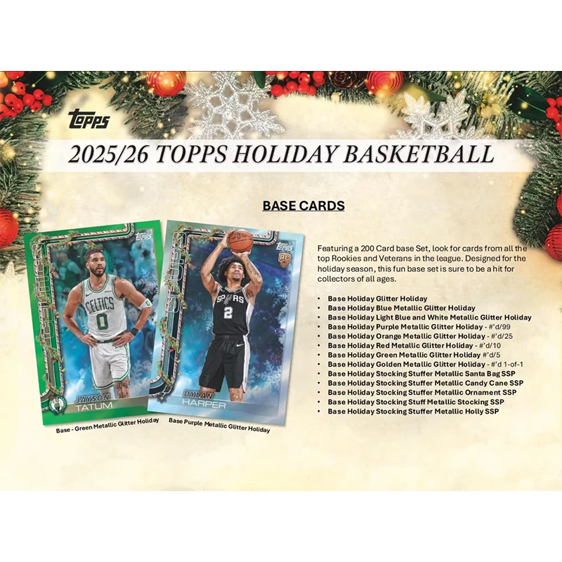 New 2026 Topps Holiday Basketball Countdown Calenda Sealed Case NBA Mega 20 Collection Card - Image 3