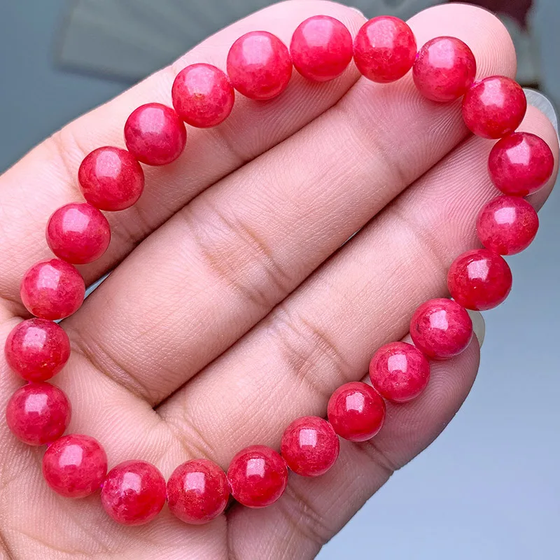 Natural rose quartz bracelet