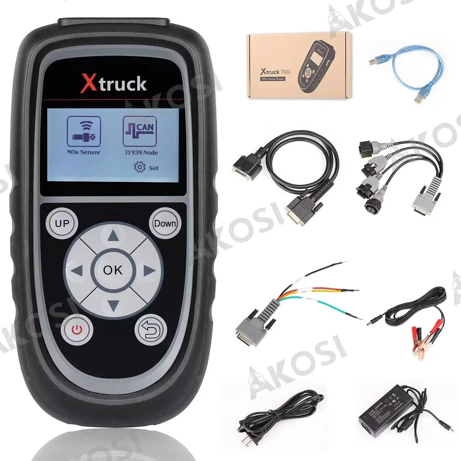 2025X-truck Y005 Urea SCR post-processing tester urea pump Nitrogen sensor Level sensor detector CAN-BUS node search diagnosis