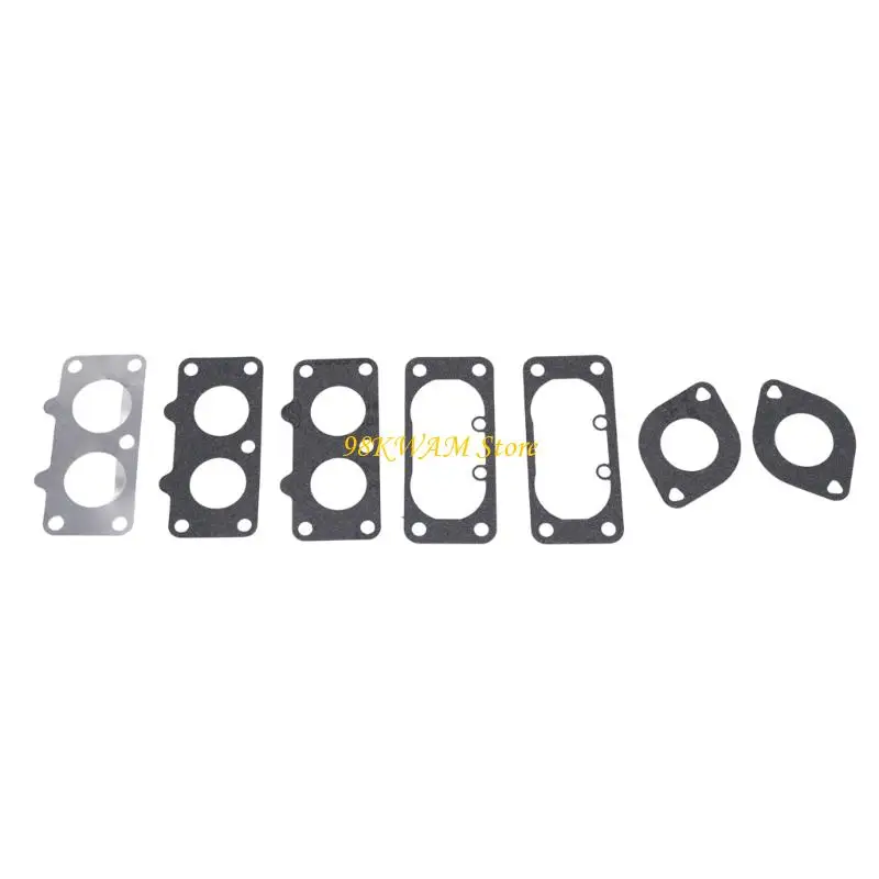 Carburetor Replacement with Metal 2-Bore Assembly, 7 Gaskets, 2 Engine Service Pieces and Filter for 20-25HP Engine 68UF