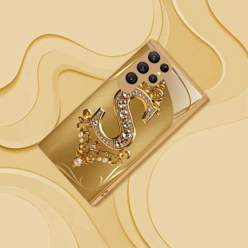 Gold luxurious letter 