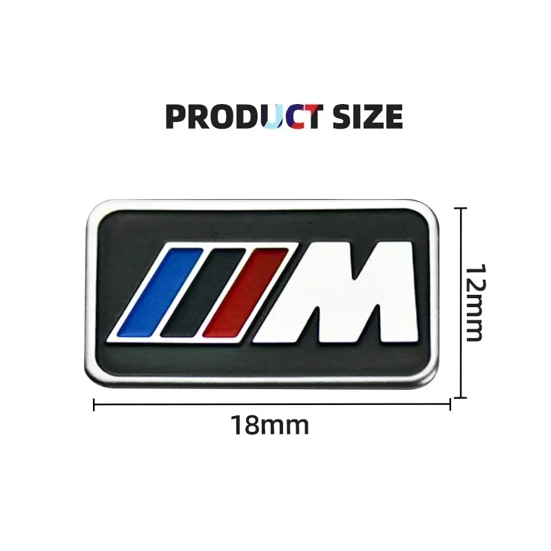 1pcs 3D Metal Car Emblem Sticker Auto Accessories For BMW M F10 F07 E90 E60 F30 E89 E85 E91 E92 X1 X3 X4 X5 X6 1 3 5 7 Series