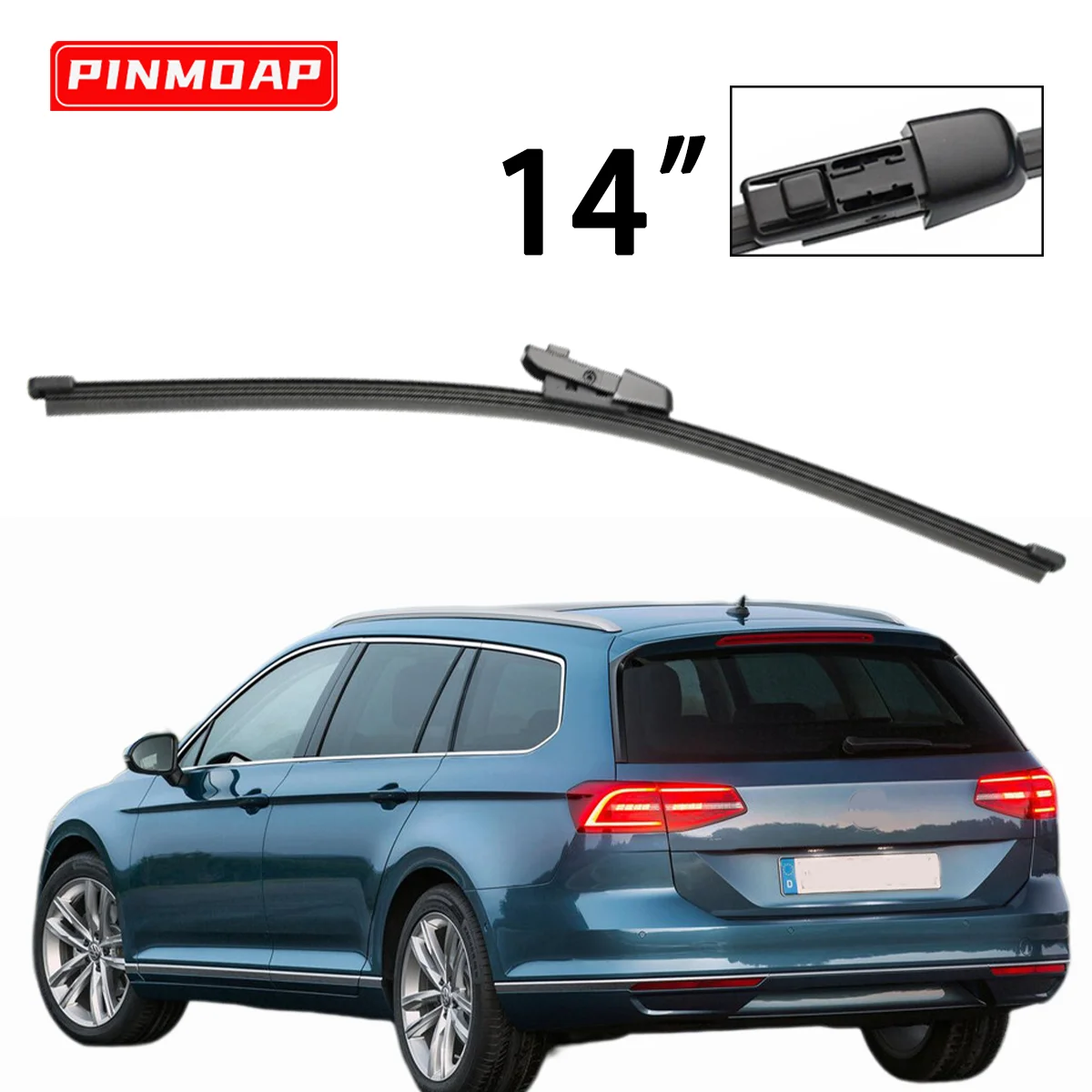

1 шт., 14 дюймов, щетка заднего стеклоочистителя для VW Passat B8 Estate Variant 2015-2023, лобовое стекло, задняя щетка стеклоочистителя, автомобильные аксессуары