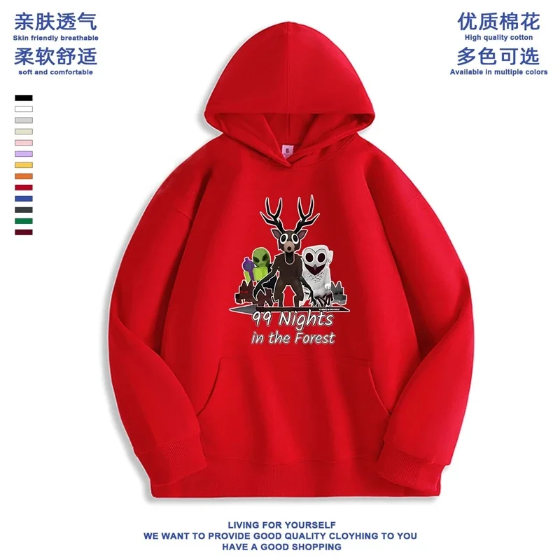 

99 Nights Survival Game Hoodie Sweatshirt Casual Warm Hooded Pullover For Men Women Kids Teens Forest Cozy Autumn Winter Fan