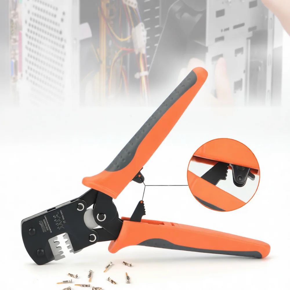 For Iwiss IWS 3220M Ratchet Crimping Tool Manual Wire Terminal Crimper 1 25mm Pitch Connector Plier High Carbon Steel Hand Tool