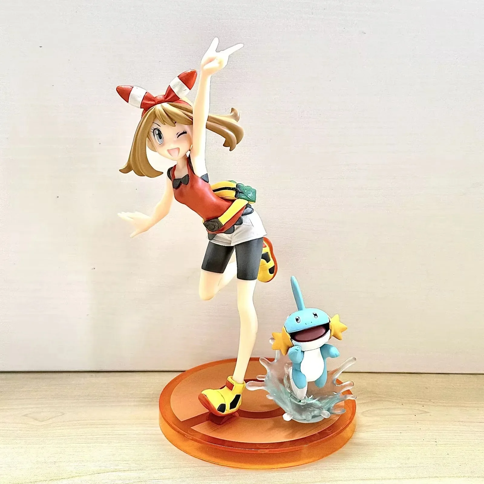 Pokemon Haruka with Mizugorou  Figure Toys 15cm