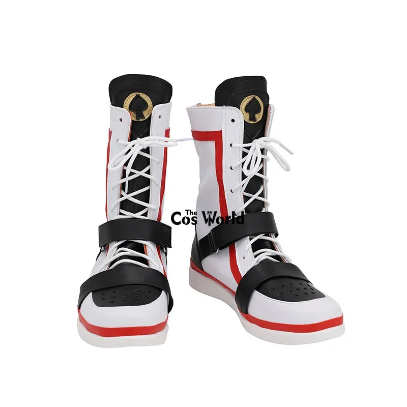 Twisted Wonderland Deuce Spade Games Customize Cosplay Flat Shoes Boots