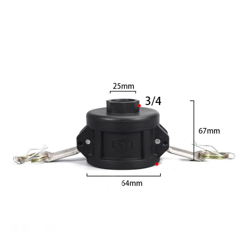 Male Thread IBC Tote Fittings Leak-Proof Camlock Coupling IBC Tote Adapter Wear-Resistant Universal Tote Tank Adapter Water Tank