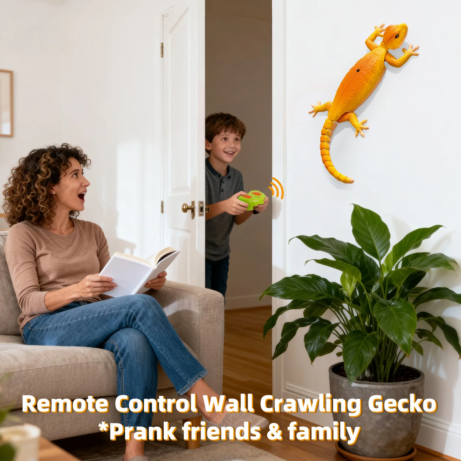 Wall Climbing RC Gecko Toy Electric Remote Control Gecko Wall Climbing Car  Rechargeable Remote Control Animal Child's Gift Toys