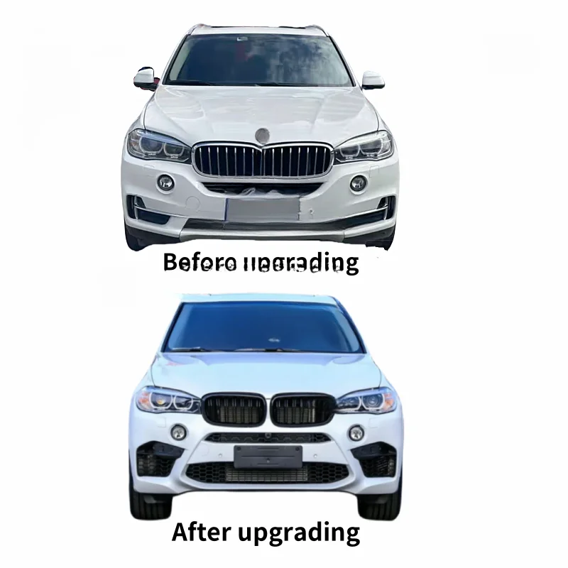 

Для BMW X5 M Sport F85 (2017-2019) Новый прочный пластиковый комплект переднего бампера, обновление с F15 до X5 F85