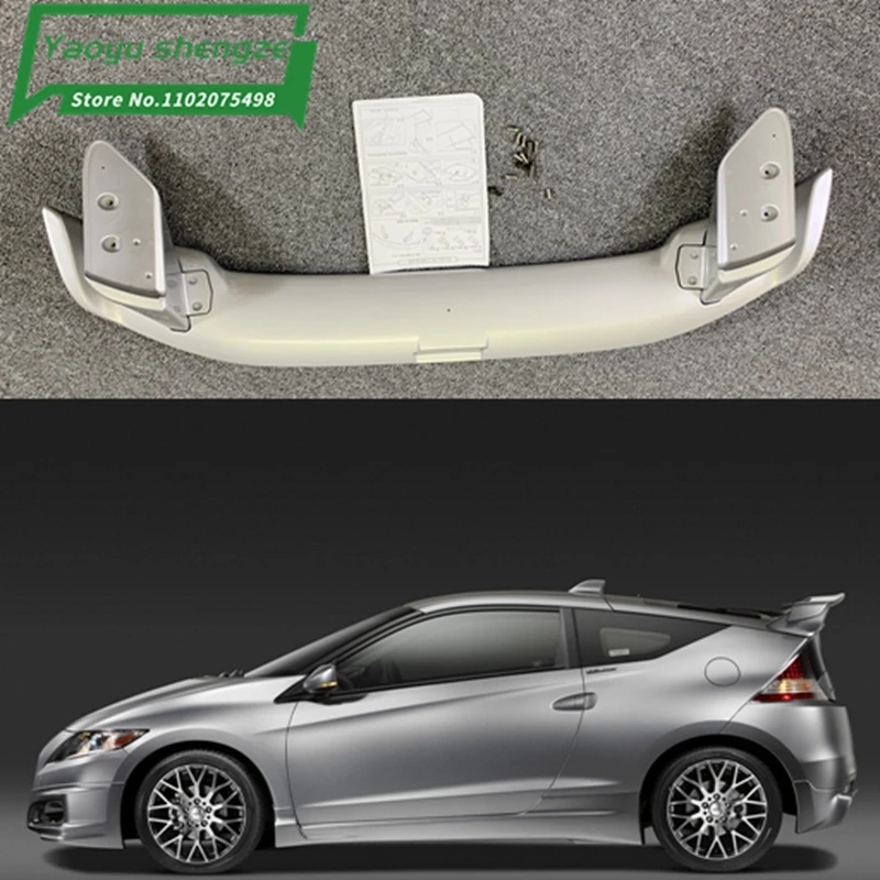 

For Honda CRZ CR-Z ZF1 MU Style ASB Rear Trunk Spoiler Wing Lip Diffuers Trim Parts BodyKits