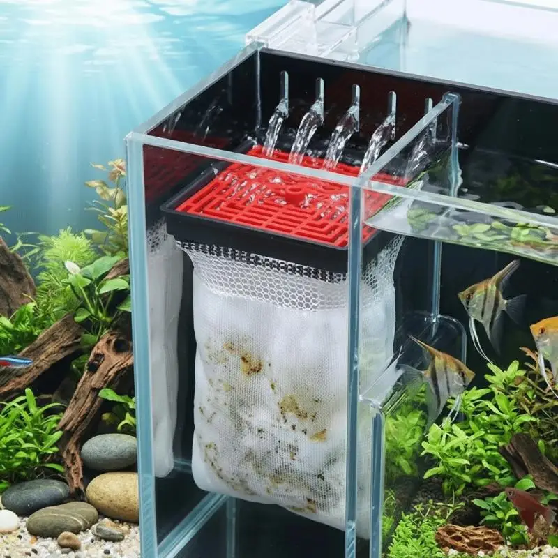 Aquarium Filter Bag Efficient Filtration Hang On Filter Pump Box Drip Circulation System Wall Mounted Compact Design New view 6