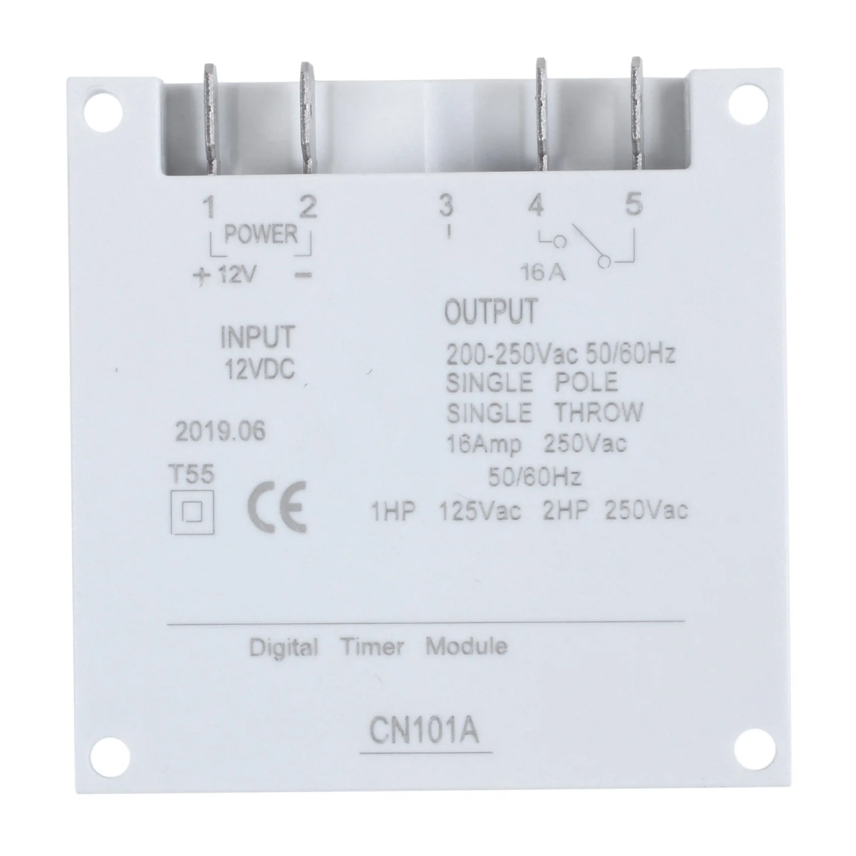 AT02-5X DC 12V Digital LCD Power Programmable Timer Time Switch Relay 16A Amps