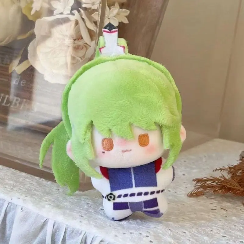 Mijn Senior Broer heeft mentale pit 10 cm omringende pop Oosterse vezelwolk Katoenen pop Gong Changsheng Nunu Body Fan Gift