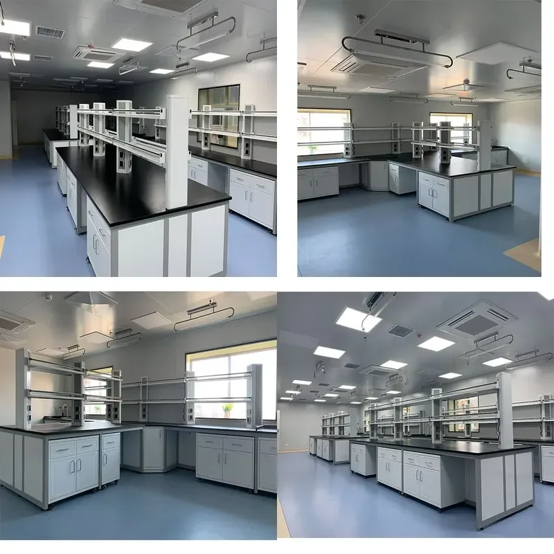 High Quality All Steel Modern Design Phenolic Surface Laboratory Workbench Chemical Corrosion Resistant for Schools and