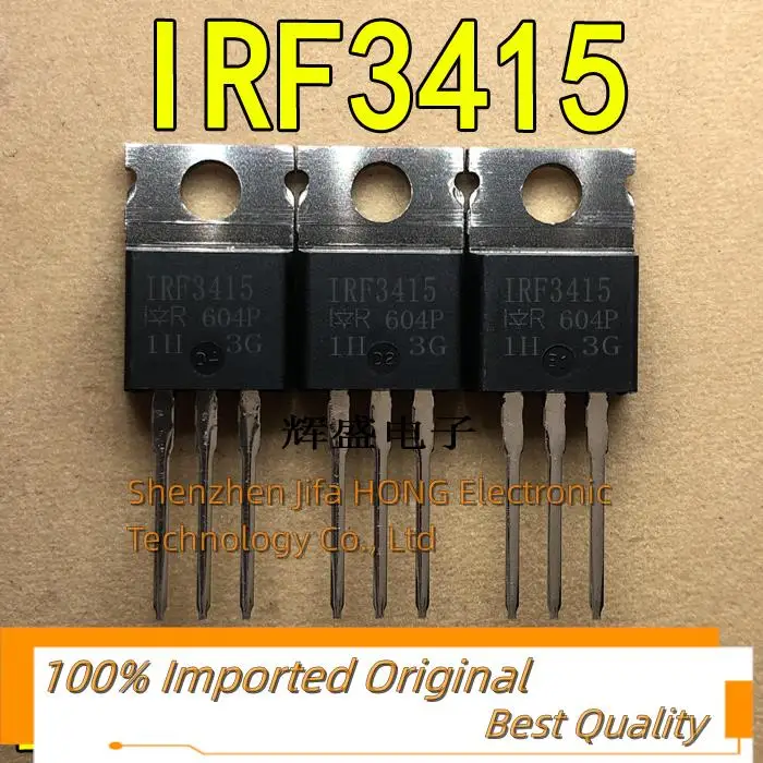 10PCS/Lot IRF3415 IRF3415PBF IR TO-220  MOSFET 43A 150V N-Channel Best QualityReally Stock Original