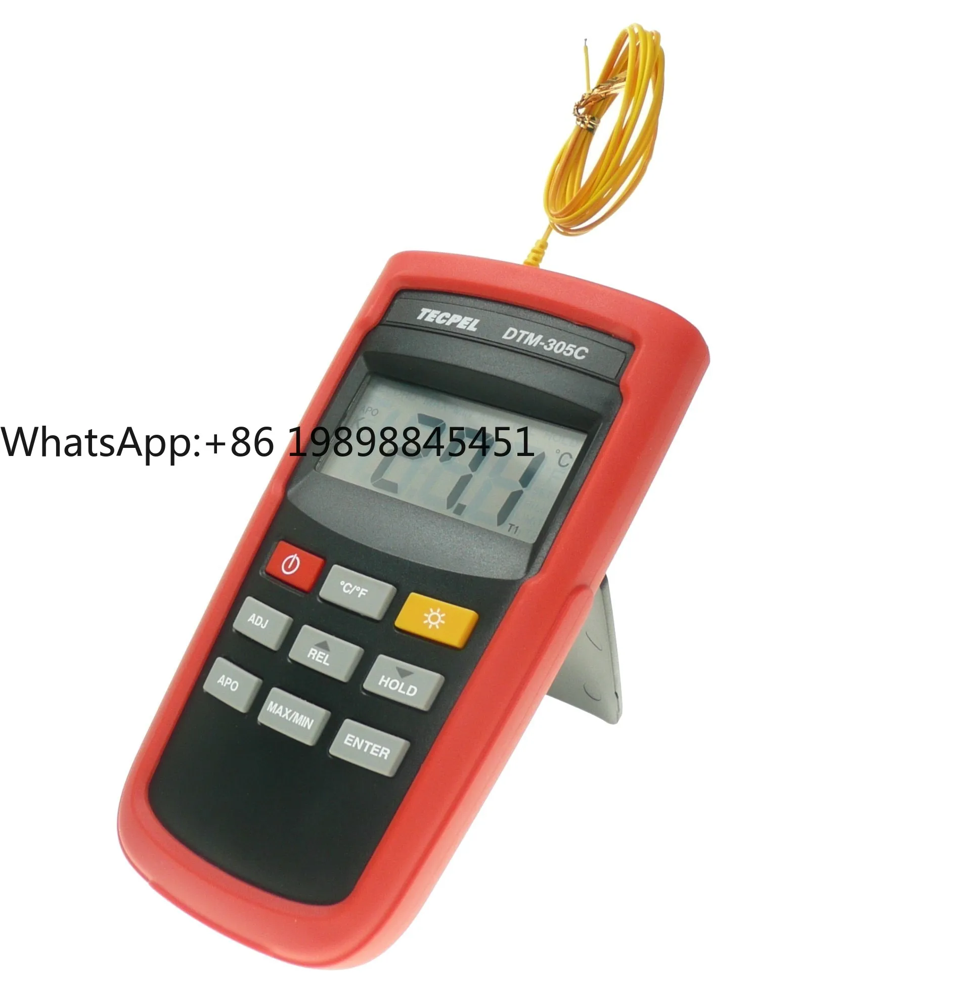 أفضل بيع TECPEL DTM-305C ميزان الحرارة الرقمي مقياس الحرارة الاستشعار نوع K للاستخدام الصناعي