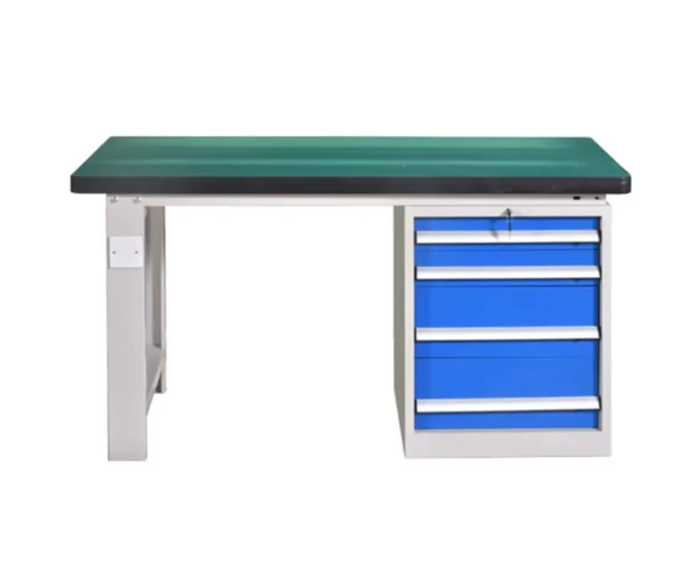 Stół warsztatowy przemysłowy, wytrzymały, antystatyczny (ESD)