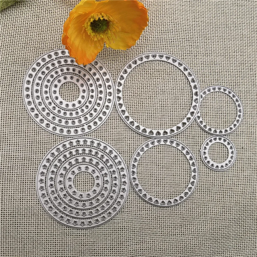 Lace RoundSuit frame Stamps Metal Cutting Dies Stencils For DIY Scrapbooking Decorative Embossing Handcraft Die Cutting Template