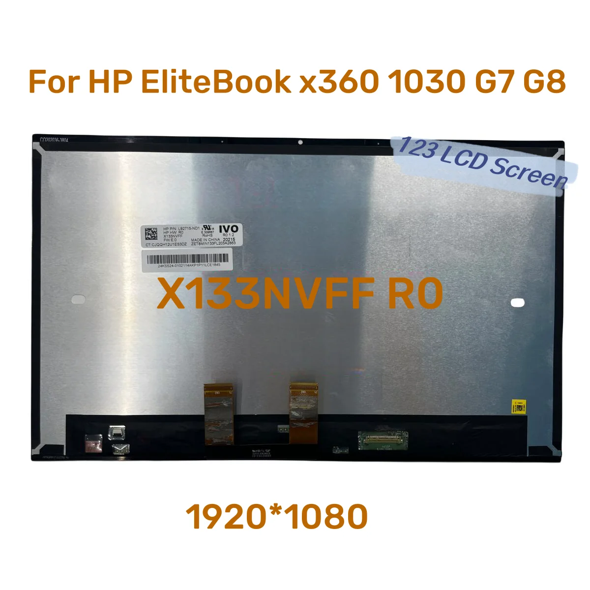 

13,3 дюймовый ATNA33TP10 X133NVFF R0 B133HAN05.H для HP EliteBook x360 1030 G7 G8 дисплей дигитайзер экран для ноутбука Замена