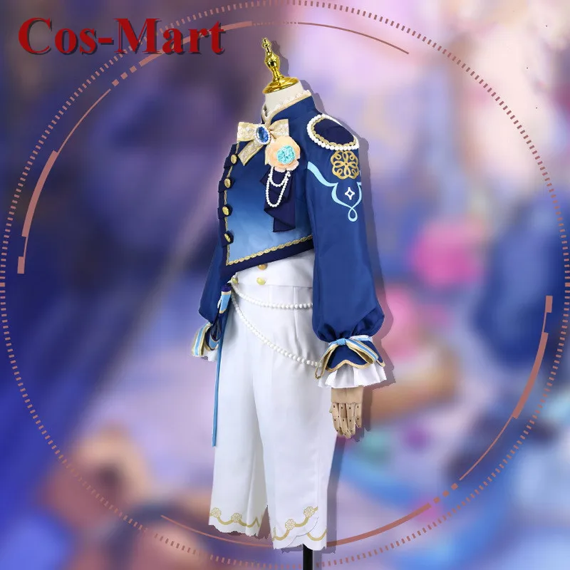 Cos-Mart Game Ensemble Sterren Himemiya Tori Cosplay Kostuum Blauw Uniform Pakken Femlae Activiteit Party Rollenspel Kleding Nieuwe