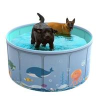 90cm Foldable Baby Swimming Pool Portable Children Soft PVC Round Paddling Pool Toddler Outdoor Garden Water Game Supplies
